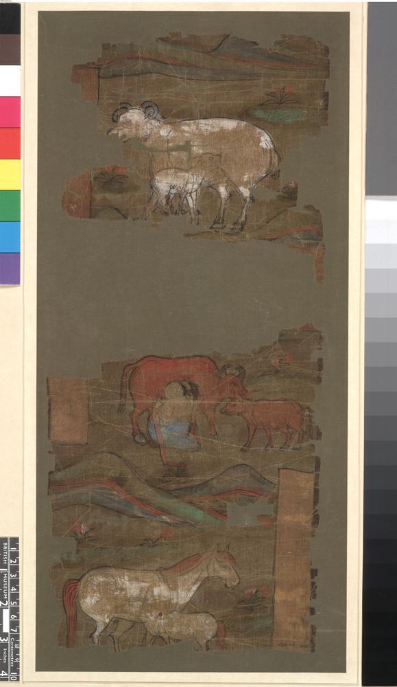 图片[1]-banner; painting; 幡(Chinese); 繪畫(Chinese) BM-1919-0101-0.94-China Archive